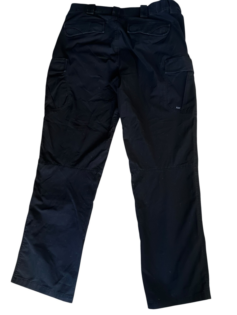 5.11 Tactical Men's Black Cargo Work Pants - Durable Everyday Utility Sz 34x32